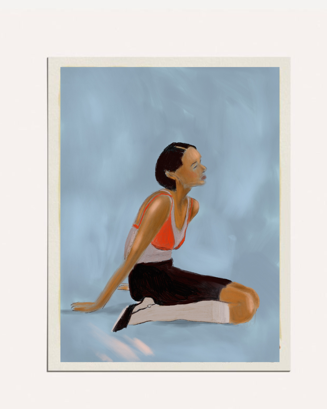 Quiet Contemplation A4 Art Print